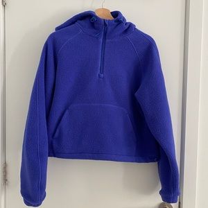 OV PrimoFleece 1/4 Zip Hoodie in ‘Tanzanite’
